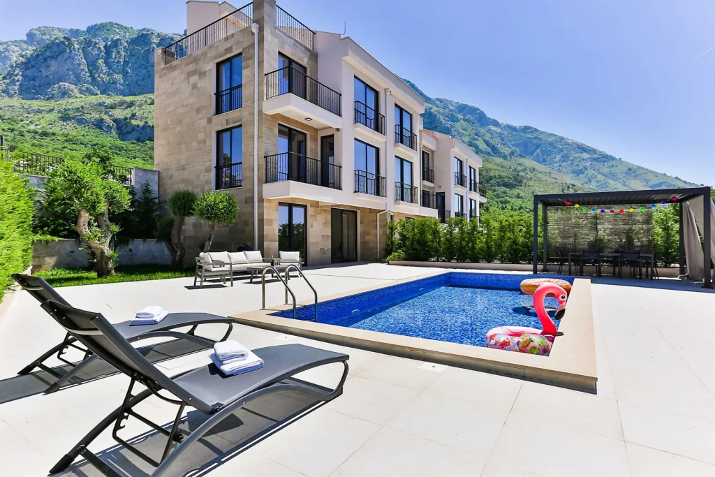 Poljana Olive Homes Residence Montenegro townhouses corner