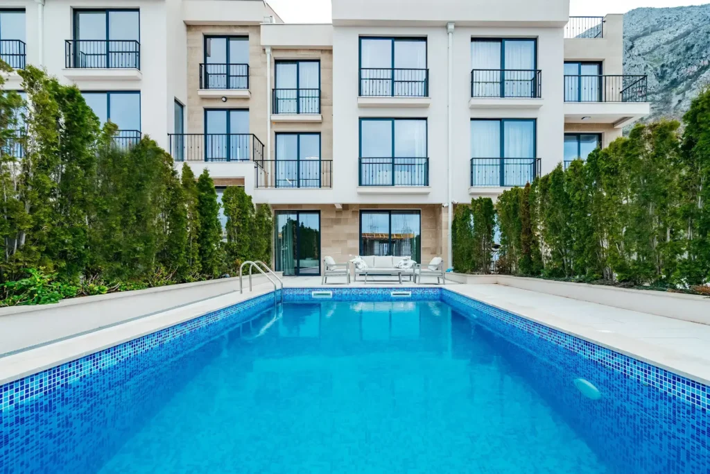 Poljana Olive Homes Pool Residences Montenegro House B Pool Green